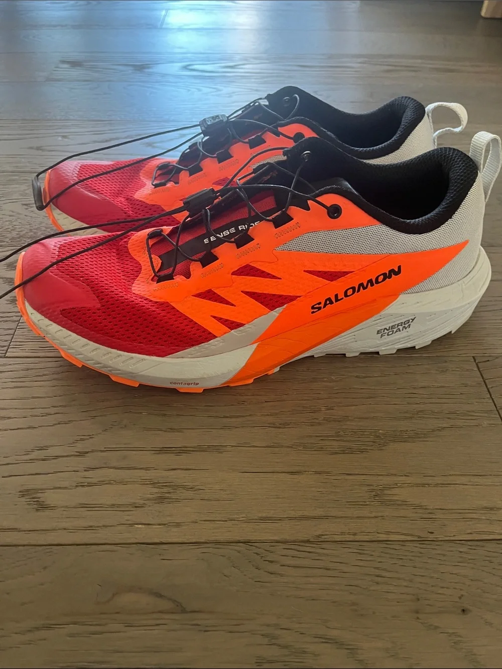 Salomon Men's Sense Ride 5 trail Shoes with Quicklace size 10.5 - Picture 4 of 7